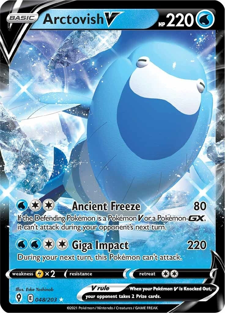 Image for Arctovish V (048/203) [SWSH07: Evolving Skies] - Pokemon