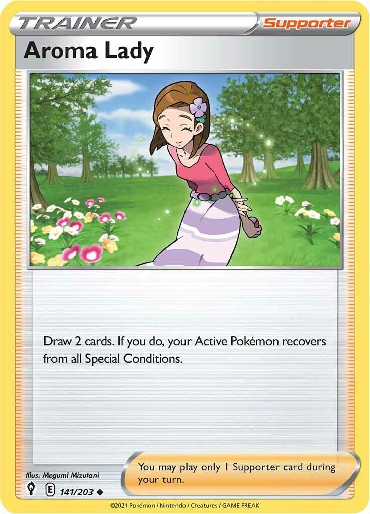 Image for Aroma Lady (141/203) [SWSH07: Evolving Skies] - Pokemon