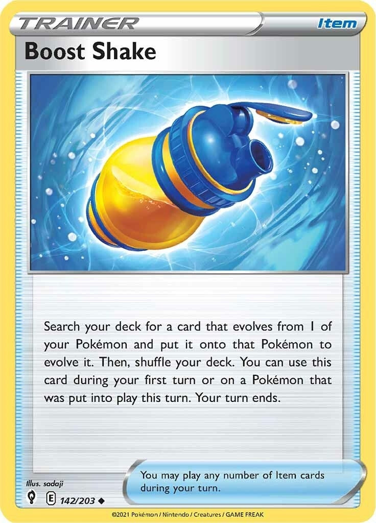 Image for Boost Shake (142/203) [SWSH07: Evolving Skies] - Pokemon