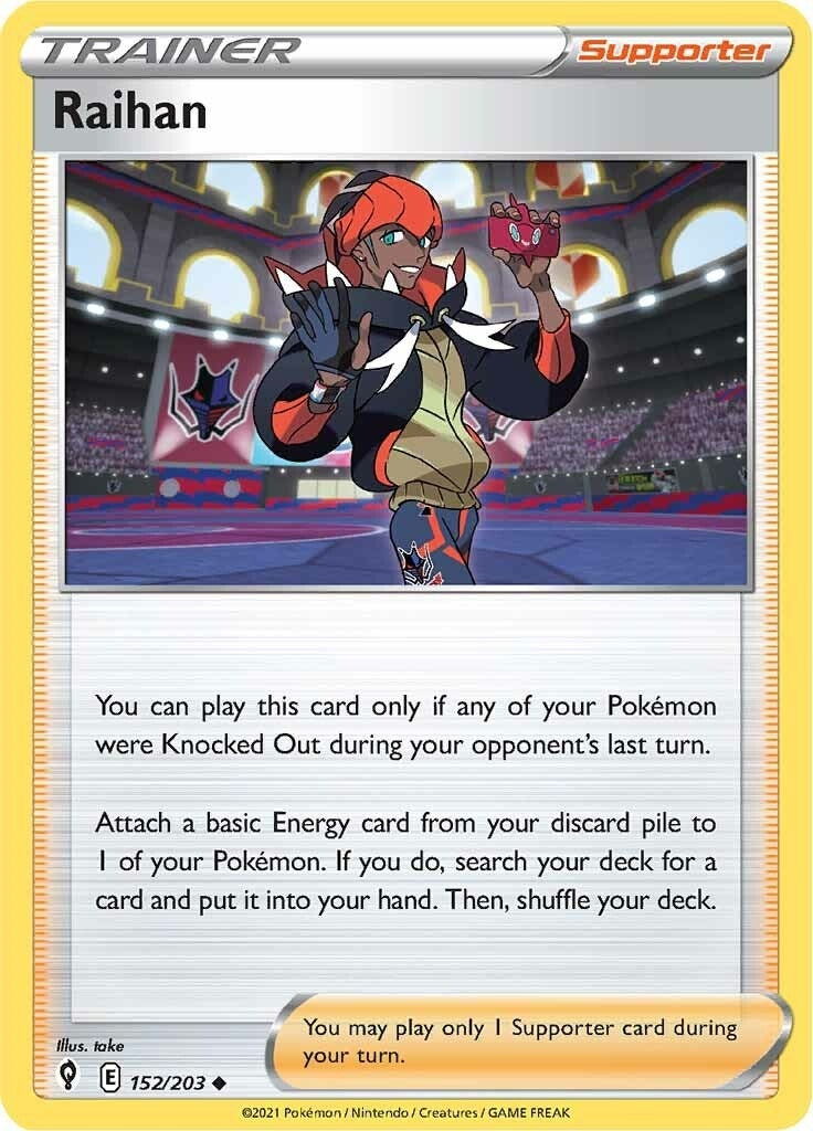 Image for Raihan (152/203) [SWSH07: Evolving Skies] - Pokemon