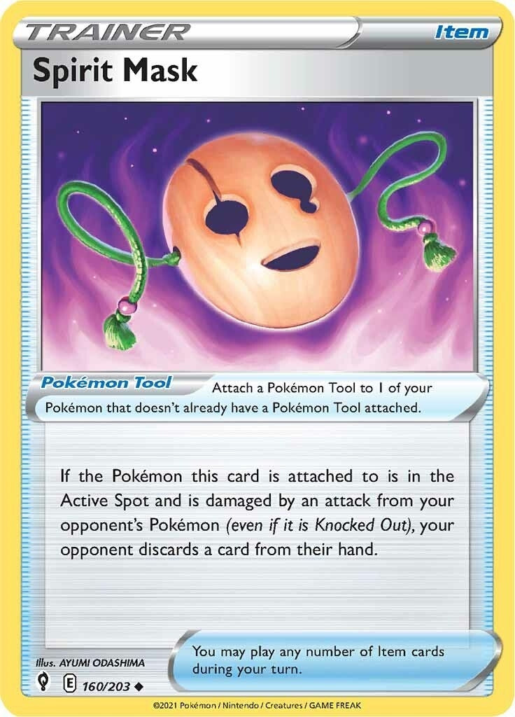Image for Spirit Mask (160/203) [SWSH07: Evolving Skies] - Pokemon