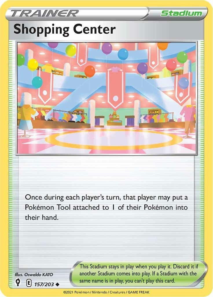 Image for Shopping Center (157/203) [SWSH07: Evolving Skies] - Pokemon