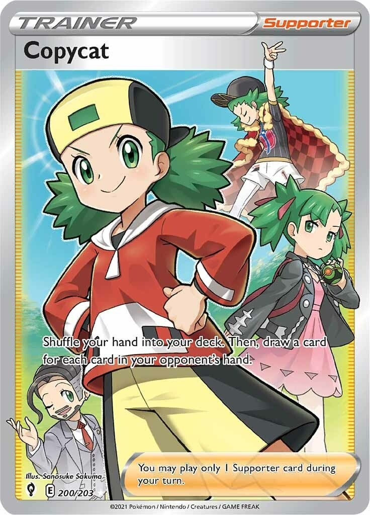 Image for Copycat (Full Art) (200/203) [SWSH07: Evolving Skies] - Pokemon