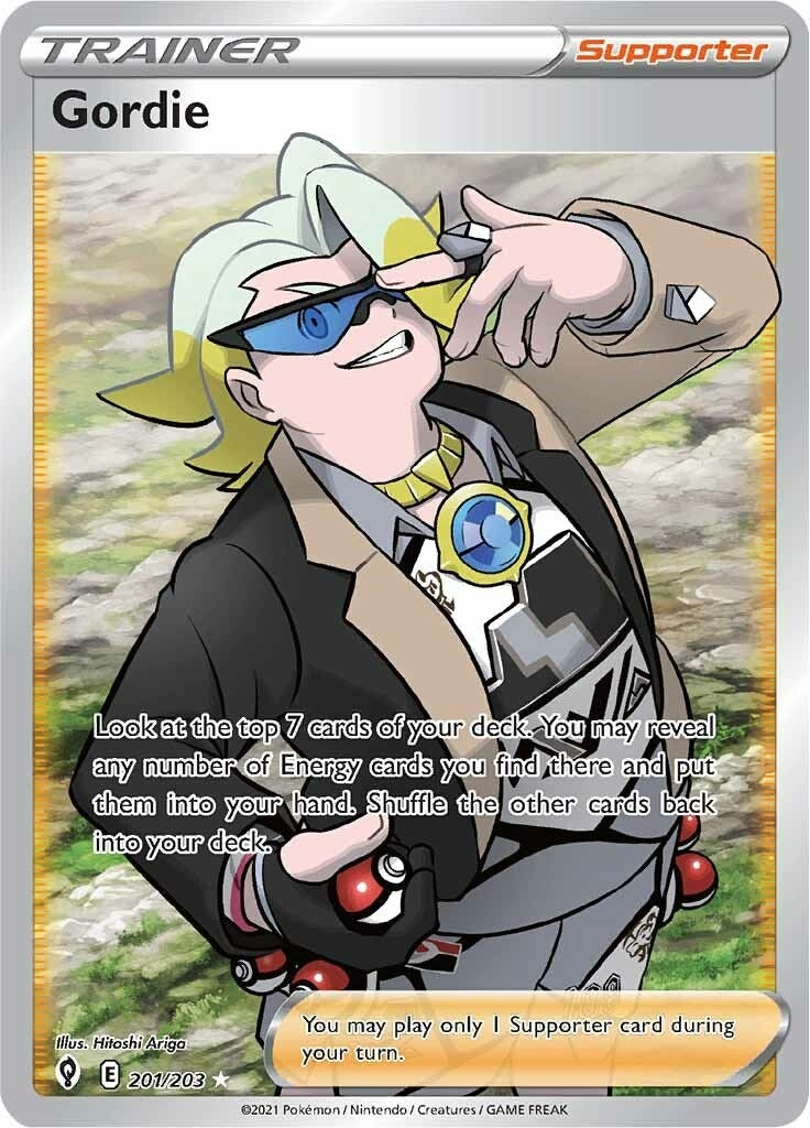 Image for Gordie (Full Art) (201/203) [SWSH07: Evolving Skies] - Pokemon