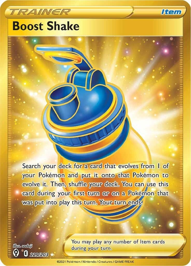 Image for Boost Shake (Secret) (229/203) [SWSH07: Evolving Skies] - Pokemon