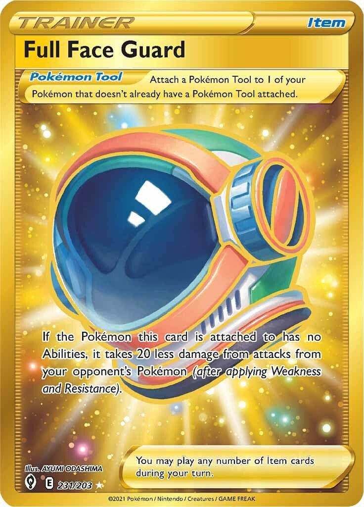 Image for Full Face Guard (Secret) (231/203) [SWSH07: Evolving Skies] - Pokemon
