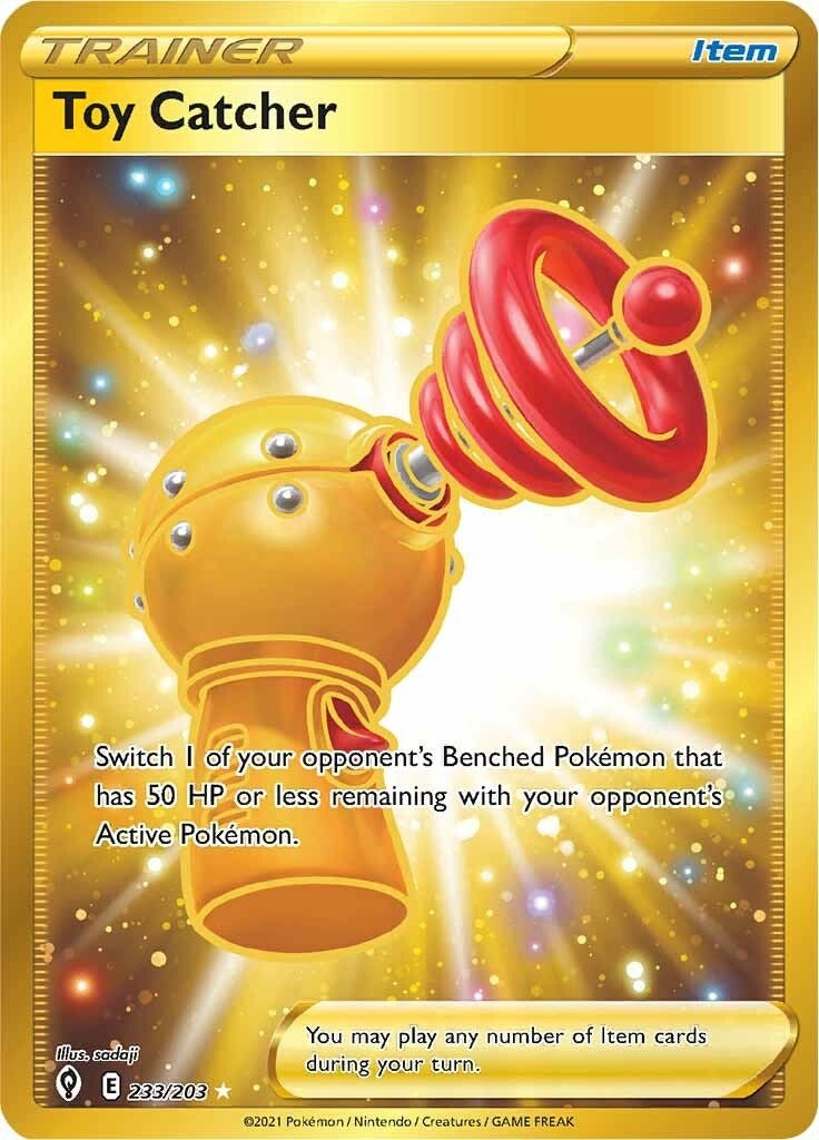 Image for Toy Catcher (Secret) (233/203) [SWSH07: Evolving Skies] - Pokemon