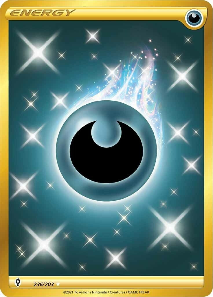 Image for Darkness Energy (Secret) (236/203) [SWSH07: Evolving Skies] - Pokemon
