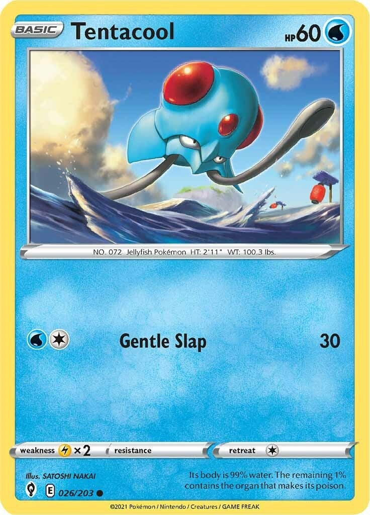 Image for Tentacool (026/203) [SWSH07: Evolving Skies] - Pokemon