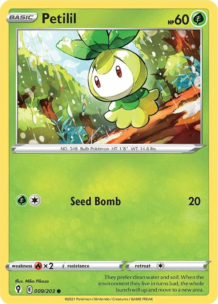 Image for Petilil (009/203) [SWSH07: Evolving Skies] - Pokemon