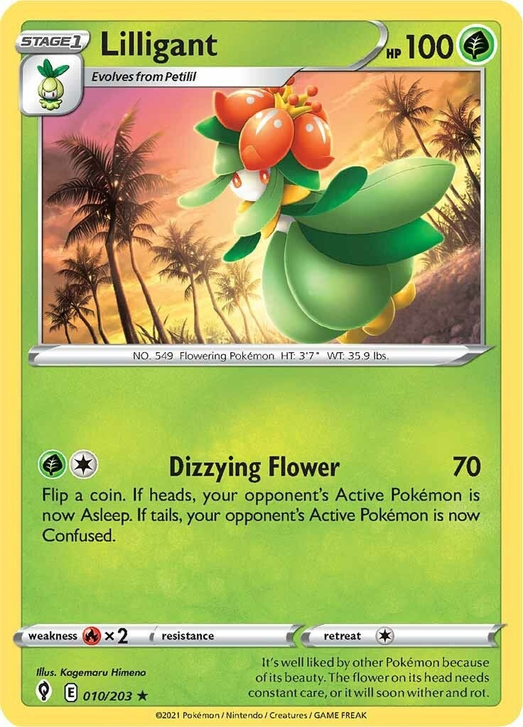 Image for Lilligant (010/203) [SWSH07: Evolving Skies] - Pokemon