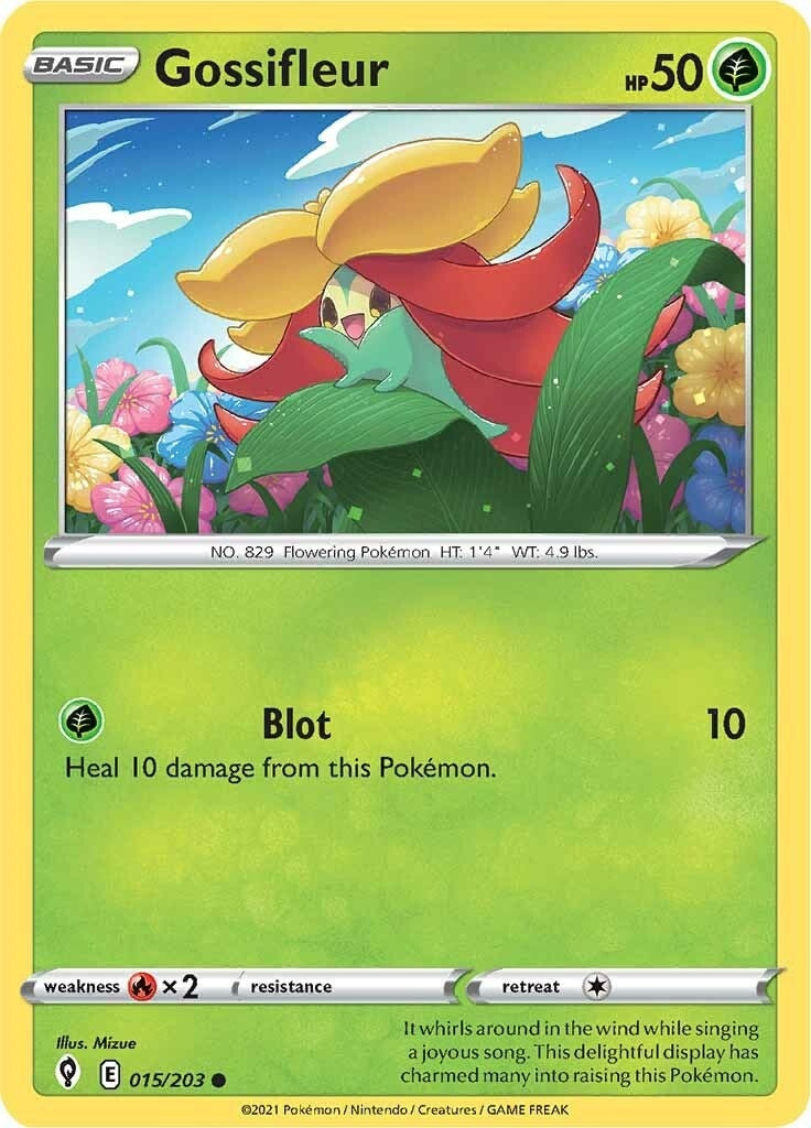 Image for Gossifleur (015/203) [SWSH07: Evolving Skies] - Pokemon
