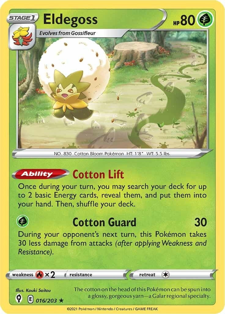 Image for Eldegoss (016/203) [SWSH07: Evolving Skies] - Pokemon