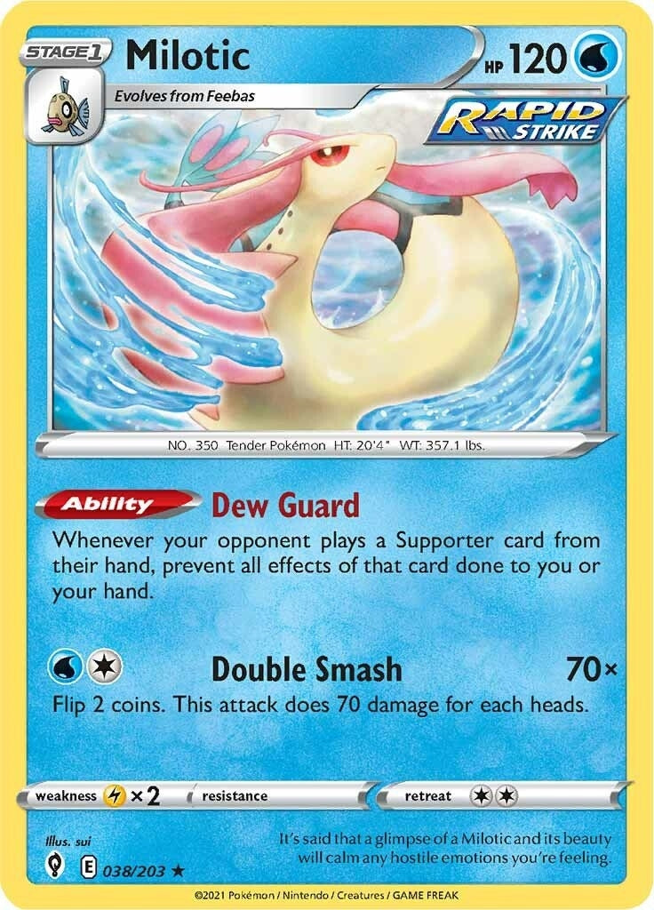 Image for Milotic (038/203) [SWSH07: Evolving Skies] - Pokemon