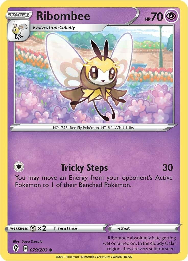 Image for Ribombee (079/203) [SWSH07: Evolving Skies] - Pokemon