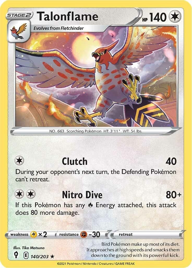 Image for Talonflame (140/203) [SWSH07: Evolving Skies] - Pokemon