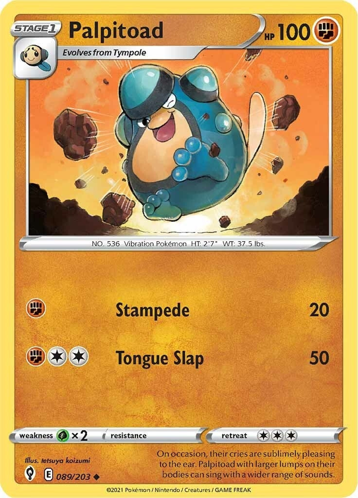 Image for Palpitoad (089/203) [SWSH07: Evolving Skies] - Pokemon