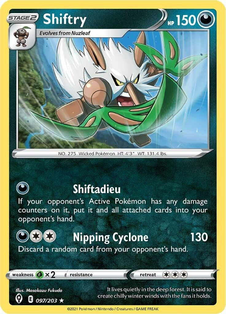 Image for Shiftry (097/203) [SWSH07: Evolving Skies] - Pokemon