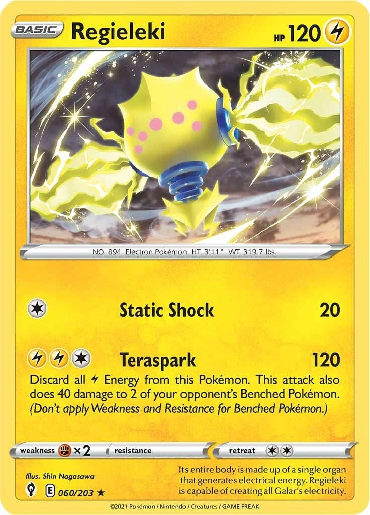 Image for Regieleki (060/203) [SWSH07: Evolving Skies] - Pokemon