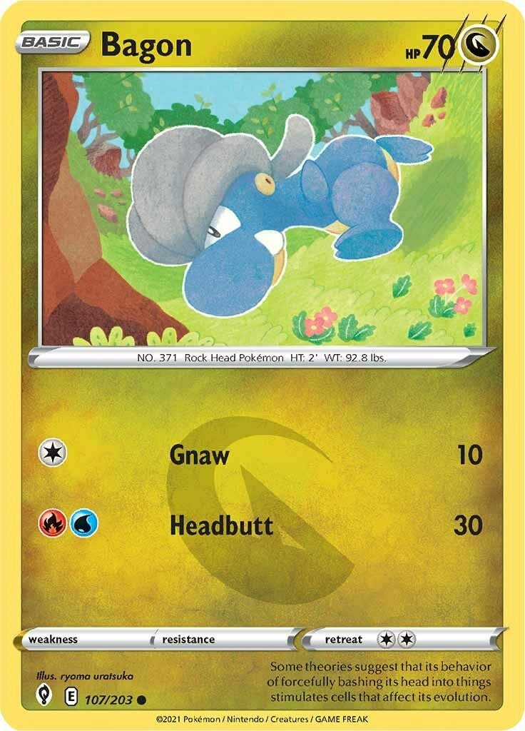 Image for Bagon (107/203) [SWSH07: Evolving Skies] - Pokemon