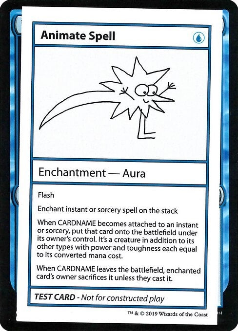 Image for Animate Spell (No PW Symbol) [Mystery Booster: Convention Edition Exclusives] - Magic: The Gathering