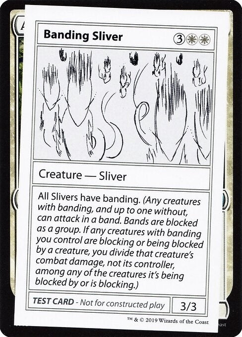 Image for Banding Sliver (No PW Symbol) [Mystery Booster: Convention Edition Exclusives] - Magic: The Gathering