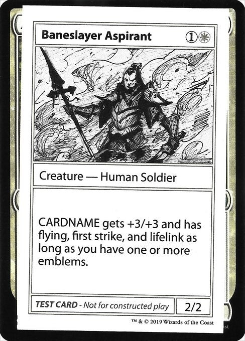 Image for Baneslayer Aspirant (No PW Symbol) [Mystery Booster: Convention Edition Exclusives] - Magic: The Gathering