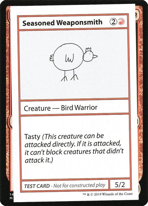 Image for Seasoned Weaponsmith (No PW Symbol) [Mystery Booster: Convention Edition Exclusives] - Magic: The Gathering