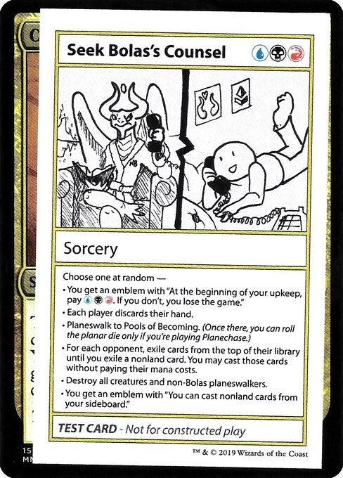Image for Seek Bolas's Counsel (No PW Symbol) [Mystery Booster: Convention Edition Exclusives] - Magic: The Gathering
