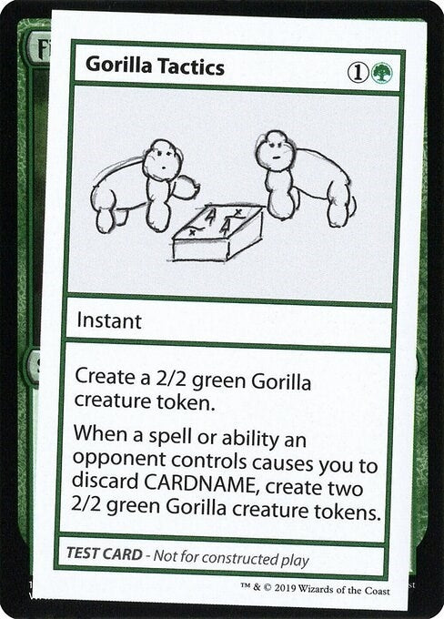 Image for Gorilla Tactics (No PW Symbol) [Mystery Booster: Convention Edition Exclusives] - Magic: The Gathering