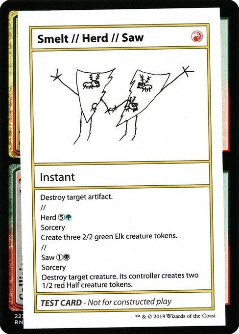 Image for Smelt // Herd // Saw (No PW Symbol) [Mystery Booster: Convention Edition Exclusives] - Magic: The Gathering