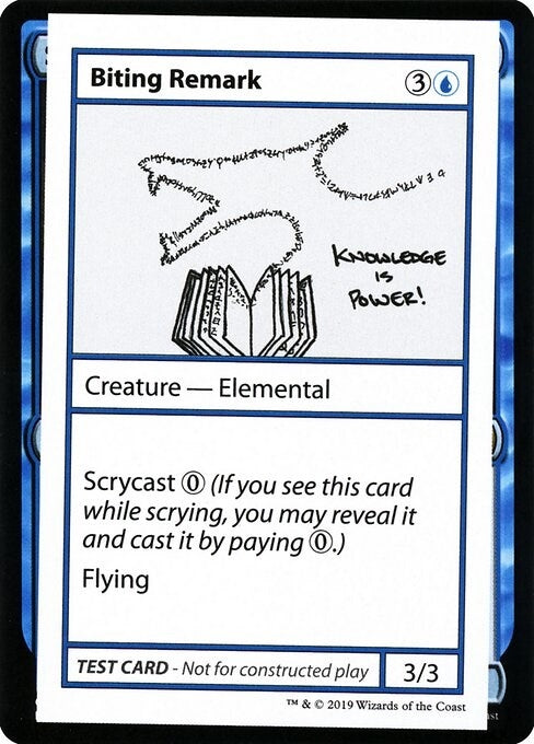 Image for Biting Remark (No PW Symbol) [Mystery Booster: Convention Edition Exclusives] - Magic: The Gathering