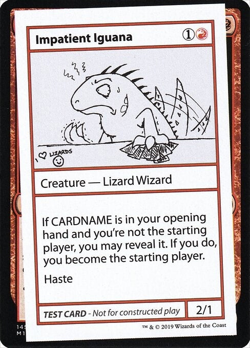 Impatient Iguana (No PW Symbol) [Mystery Booster: Convention Edition Exclusives]