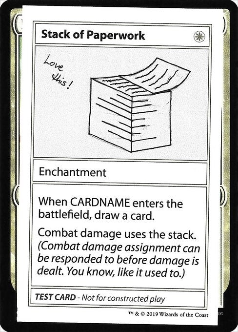 Image for Stack of Paperwork (No PW Symbol) [Mystery Booster: Convention Edition Exclusives] - Magic: The Gathering