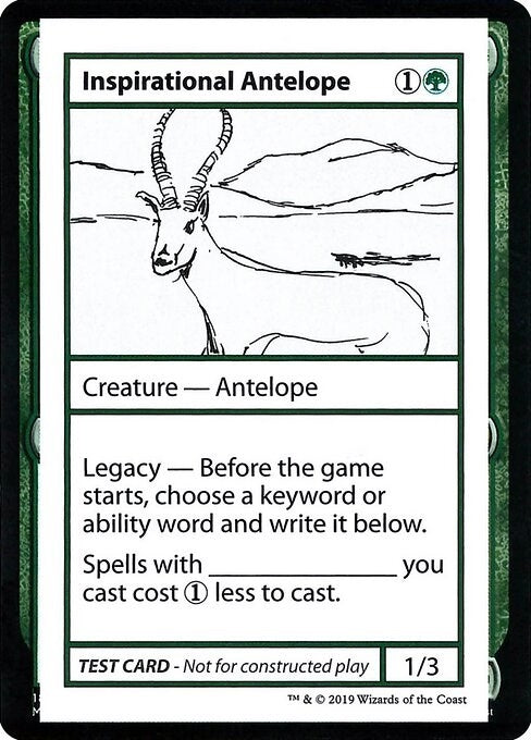 Image for Inspirational Antelope (No PW Symbol) [Mystery Booster: Convention Edition Exclusives] - Magic: The Gathering
