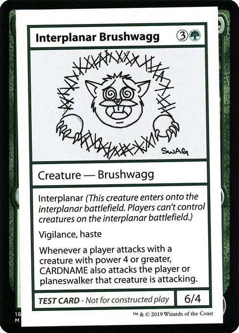Image for Interplanar Brushwagg (No PW Symbol) [Mystery Booster: Convention Edition Exclusives] - Magic: The Gathering