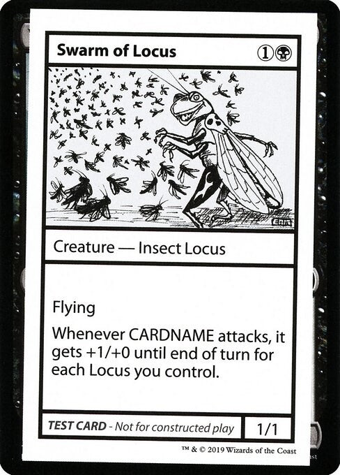 Image for Swarm of Locus (No PW Symbol) [Mystery Booster: Convention Edition Exclusives] - Magic: The Gathering
