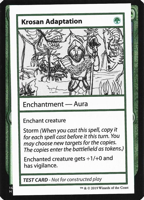 Image for Krosan Adaptation (No PW Symbol) [Mystery Booster: Convention Edition Exclusives] - Magic: The Gathering