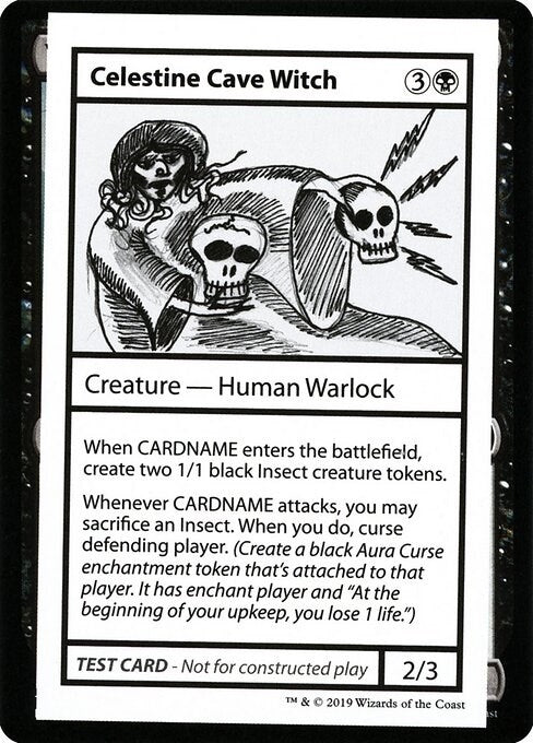 Image for Celestine Cave Witch (No PW Symbol) [Mystery Booster: Convention Edition Exclusives] - Magic: The Gathering