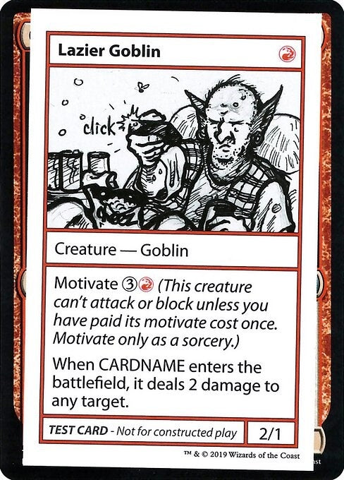 Image for Lazier Goblin (No PW Symbol) [Mystery Booster: Convention Edition Exclusives] - Magic: The Gathering