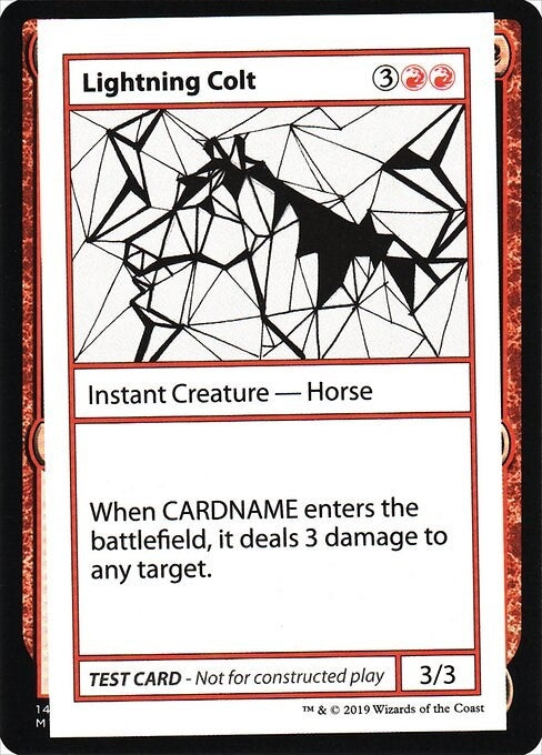 Image for Lightning Colt (No PW Symbol) [Mystery Booster: Convention Edition Exclusives] - Magic: The Gathering