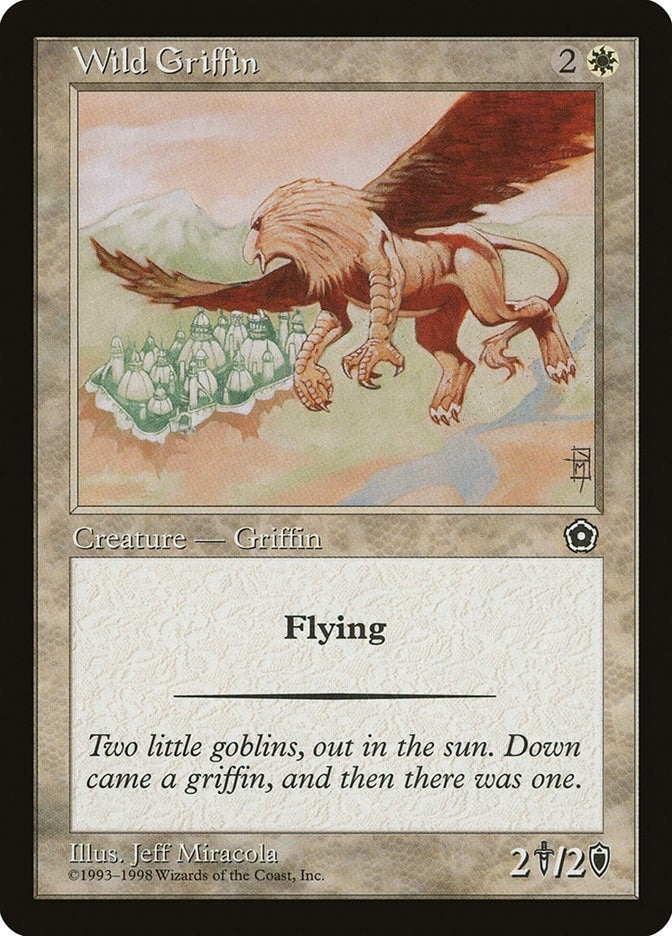 Image for Wild Griffin [Portal Second Age] - Magic: The Gathering