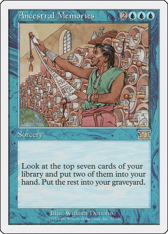 Image for Ancestral Memories (57) [Classic Sixth Edition] - Magic: The Gathering