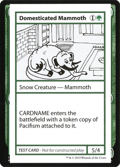 Image for Domesticated Mammoth (No PW Symbol) [Mystery Booster: Convention Edition Exclusives] - Magic: The Gathering