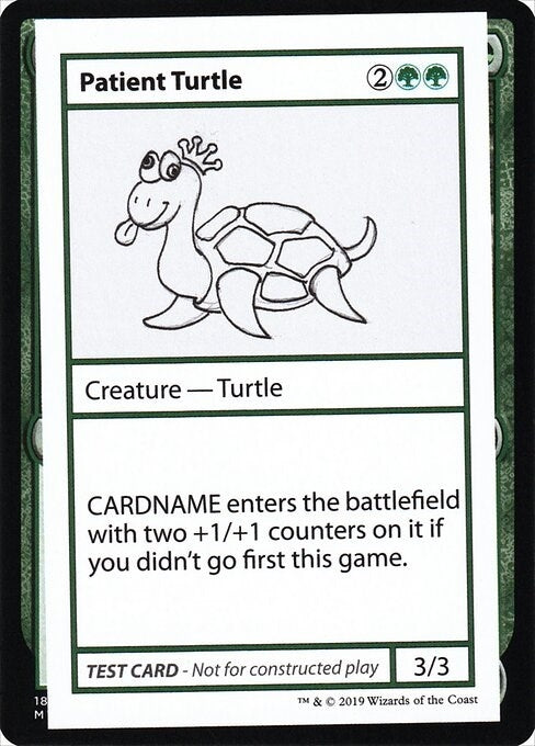 Image for Patient Turtle (No PW Symbol) [Mystery Booster: Convention Edition Exclusives] - Magic: The Gathering