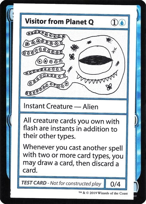 Image for Visitor from Planet Q (No PW Symbol) [Mystery Booster: Convention Edition Exclusives] - Magic: The Gathering
