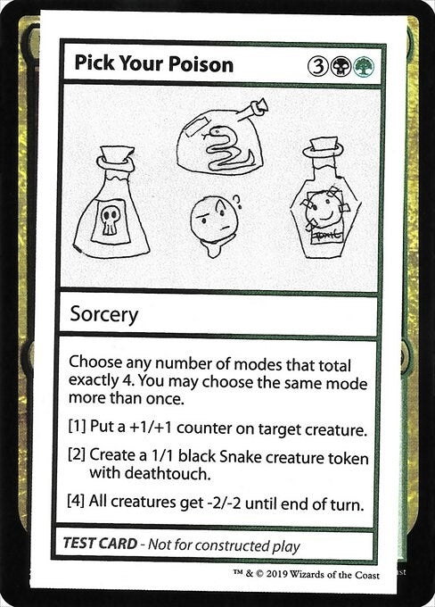 Image for Pick Your Poison (No PW Symbol) [Mystery Booster: Convention Edition Exclusives] - Magic: The Gathering