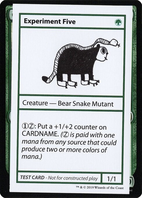 Image for Experiment Five (No PW Symbol) [Mystery Booster: Convention Edition Exclusives] - Magic: The Gathering