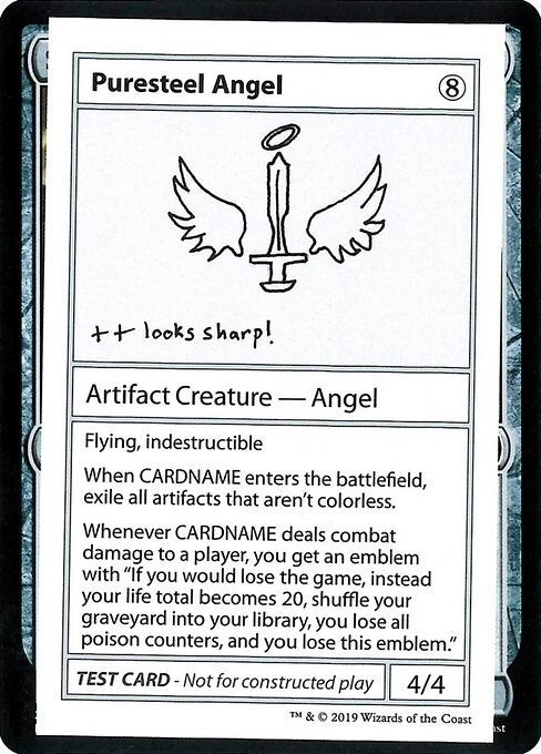 Image for Puresteel Angel (No PW Symbol) [Mystery Booster: Convention Edition Exclusives] - Magic: The Gathering