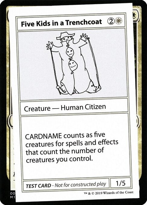 Image for Five Kids in a Trenchcoat (No PW Symbol) [Mystery Booster: Convention Edition Exclusives] - Magic: The Gathering